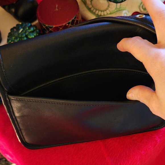 Vtg Coach Blk Rambler's Legacy Bag 9061 | Made in USA | Iconic Heritage Classic - Picture 10 of 15